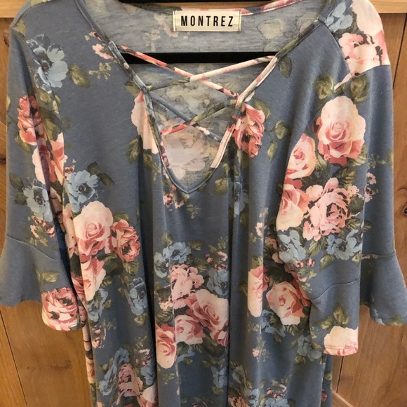 BOGO!❤️Plus Floral Top❤️ - Picture 5 of 10